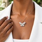 EverTrue - Natural White Diamond Pendant with Chain (Size 20) in Rose Gold Tone_4532250_1