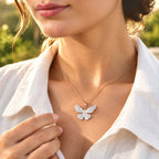 EverTrue - Natural White Diamond Pendant with Chain (Size 20) in Rose Gold Tone_4532250_2