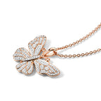 EverTrue - Natural White Diamond Pendant with Chain (Size 20) in Rose Gold Tone_4532250_3