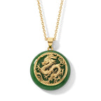 Dyed Green Jade Pendant with Chain (Size 20) Stainless Steel  22.000  Ct._4532533
