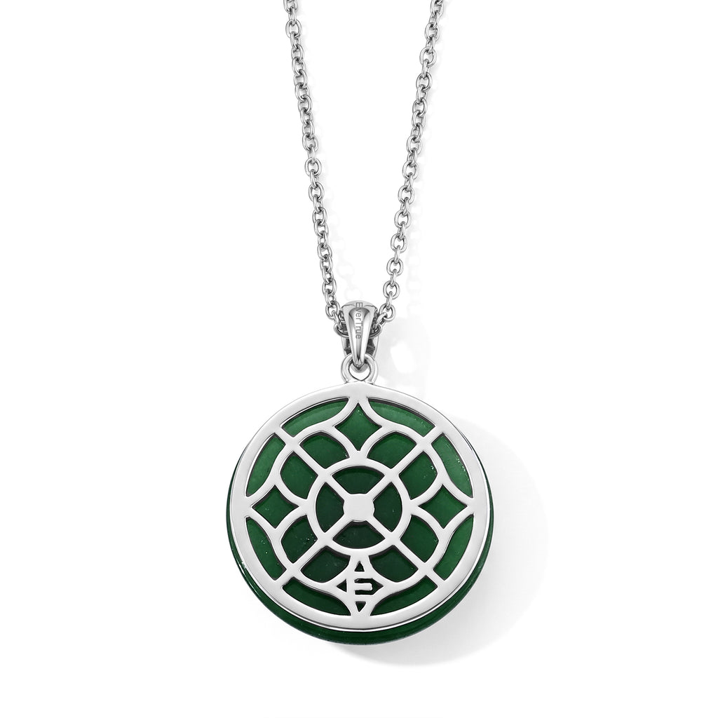 EverTrue - Dyed Green Jade Horse Pendant with Chain (Size 20) 22.00 Ct._4532558_3