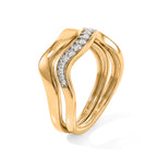 Set of 2 - Luxuriant Lab Grown Diamond (SI/G-H) Stackable Ring in 18K Vermeil Yellow Gold Plated Sterling Silver_4532989_4