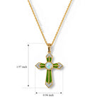 D'Joy - AAA Ethiopian Opal & White Zircon Pendant in Yellow Gold Plated Sterling Silver with Chain (Size 20)_4533627_5