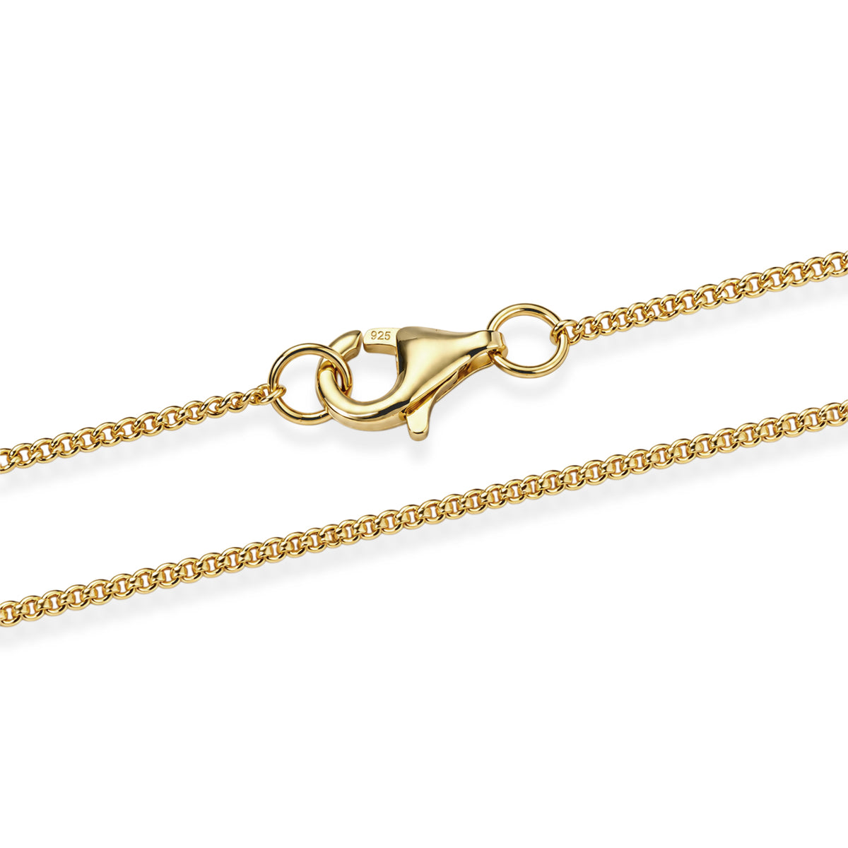 D'Joy - Moissanite Pendant with Chain (Size 18) in Yellow Gold Plated Sterling Silver 1.50 Ct. 4539007 5