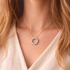 D'Joy - Moissanite Pendant with Chain (Size 18) in Yellow Gold Plated Sterling Silver 1.70 Ct._4539010_1