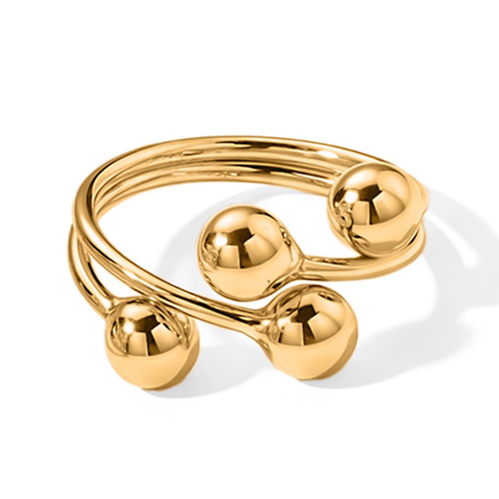 2 Piece Set -  Bangle and Ring Pure Yellow Brass_4539433_3