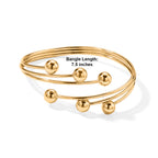 2 Piece Set -  Bangle and Ring Pure Yellow Brass_4539433_5