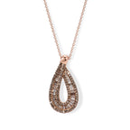 Blue Diamond  Kanchanaburi Blue Sapphire Pendant with Torn Chain 19DC (Size 20) in Rhodium Overlay Sterling Silver 0.49 ct  0.520  Ct._4580956