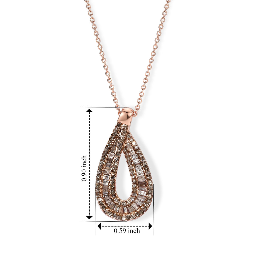 Blue Diamond  Kanchanaburi Blue Sapphire Pendant with Torn Chain 19DC (Size 20) in Rhodium Overlay Sterling Silver 0.49 ct  0.520  Ct._4580956_7