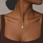 Ethiopian Opal,  Lab Grown Red Diamond,  Lab Grown Yellow Diamond,  Lab Grown Green Diamond,  Lab Grown Blue Diamond Pendant with Chain (Size 20) in 18K YG Vermeil Sterling Silver 0.37 ct  5.640  Ct._4582361_1