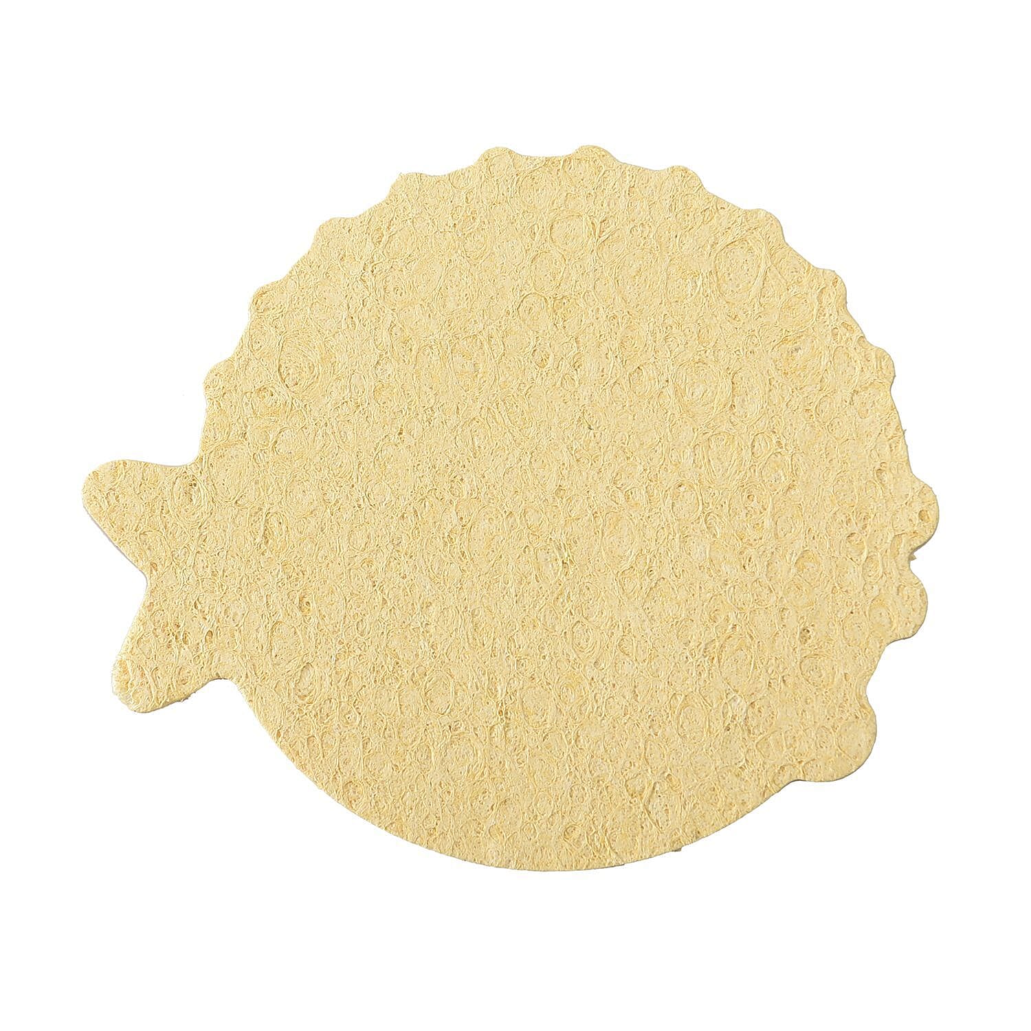 Biodegradable 8 Piece Set - 4 Pack of Fish Dispongeables &amp; 4 Circular Discrubbables - Yellow &amp; White 8960579 12