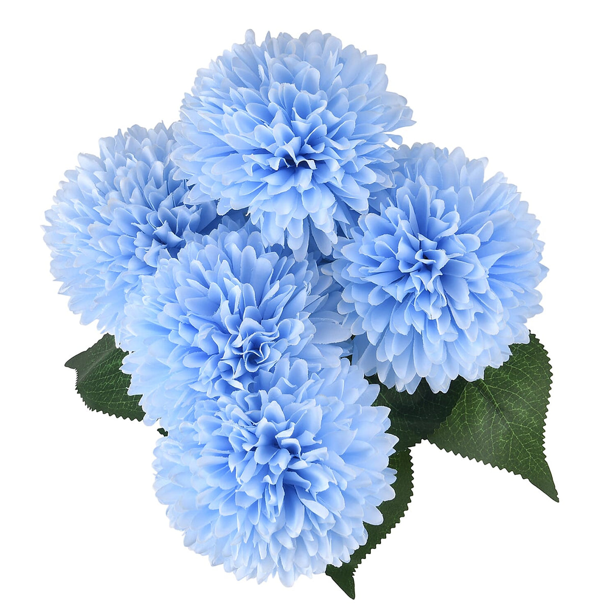 5-Heads Artificial Flower Bouquet (43cm) - Blue 8377553 4