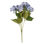 5-Heads Artificial Flower Bush (43cm) - Blue