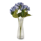 5-Heads Artificial Flower Bush (43cm) - Blue