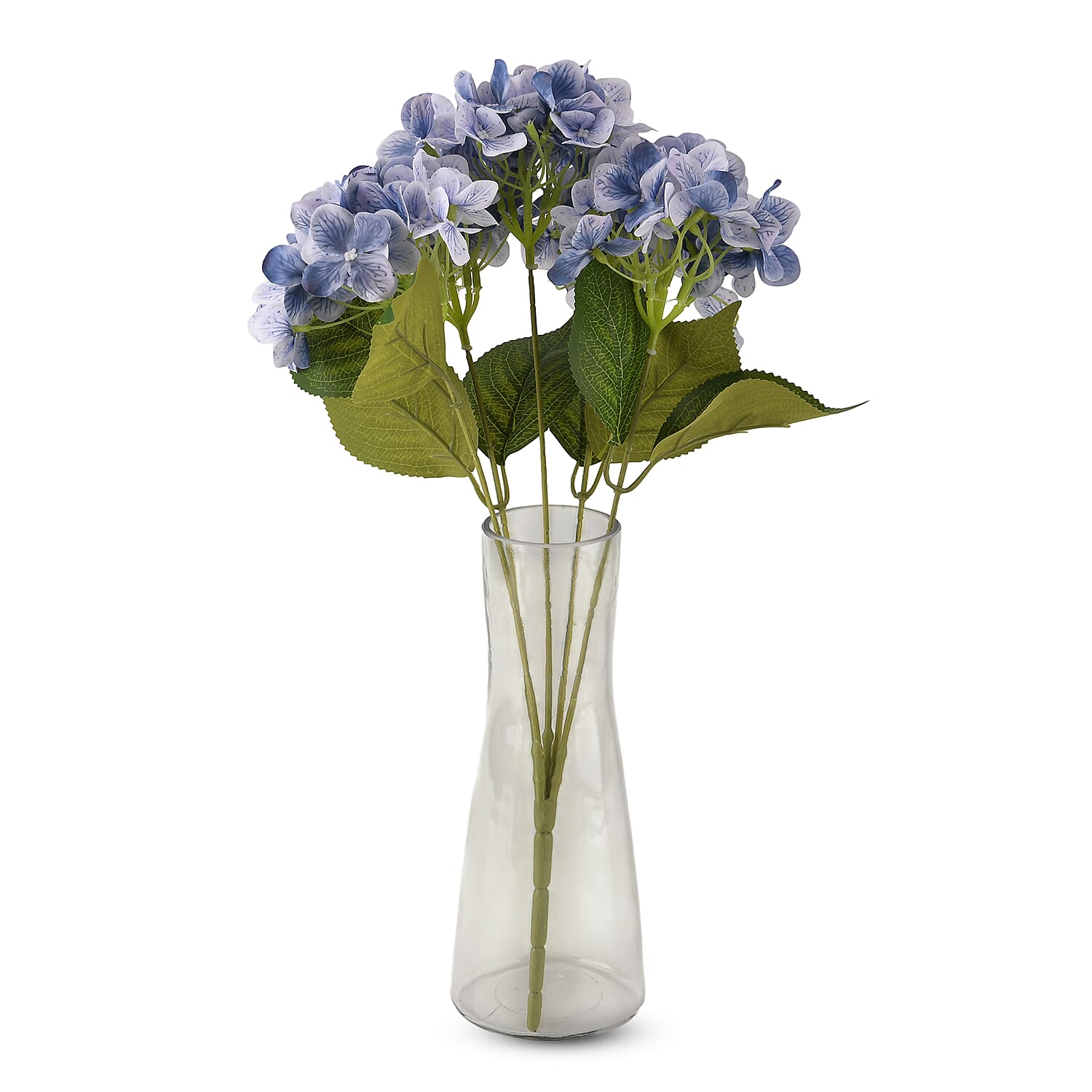 5-Heads Artificial Flower Bush (43cm) - Blue 8413450 3