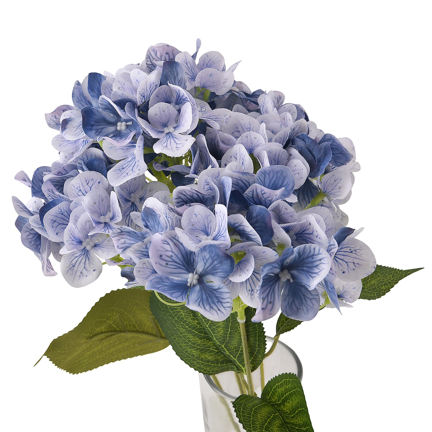 5-Heads Artificial Flower Bush (43cm) - Blue 8413450 4