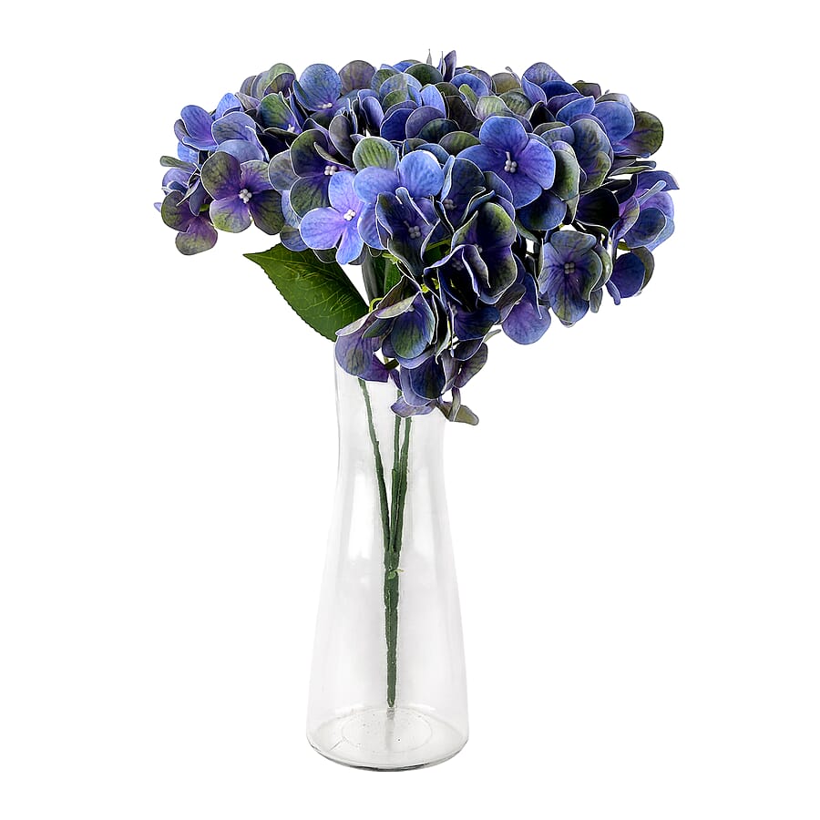 5-Heads Artificial Flower Bush (43cm) - Purple V32512511 3