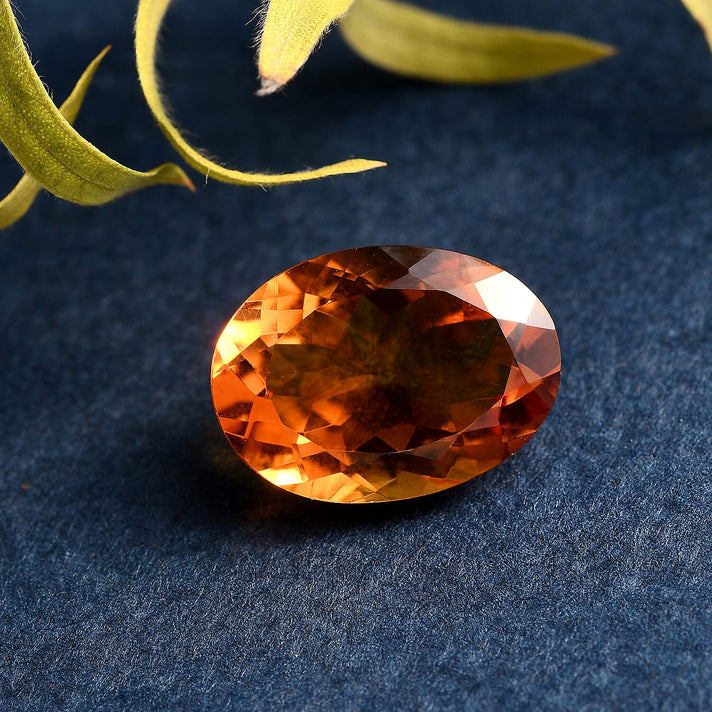 5.10 Ct. Loose Madeira Citrine A Grade Oval 14x10mm 6189052 2