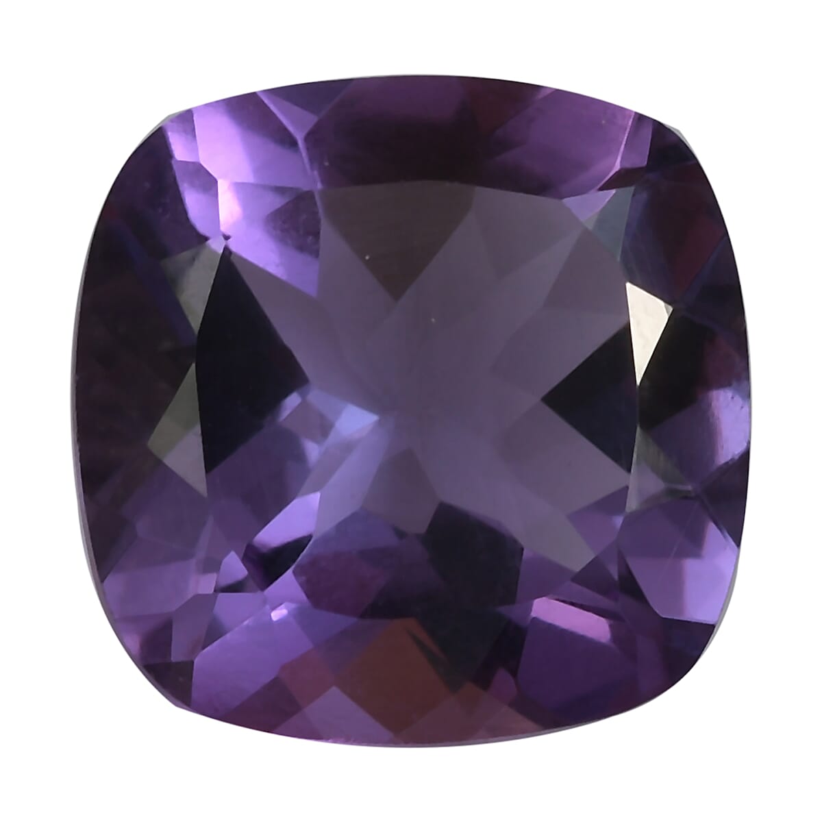 5.60 Ct. Loose Mashamba Amethyst AA Grade CUSHION 12x12 mm 6268074 0