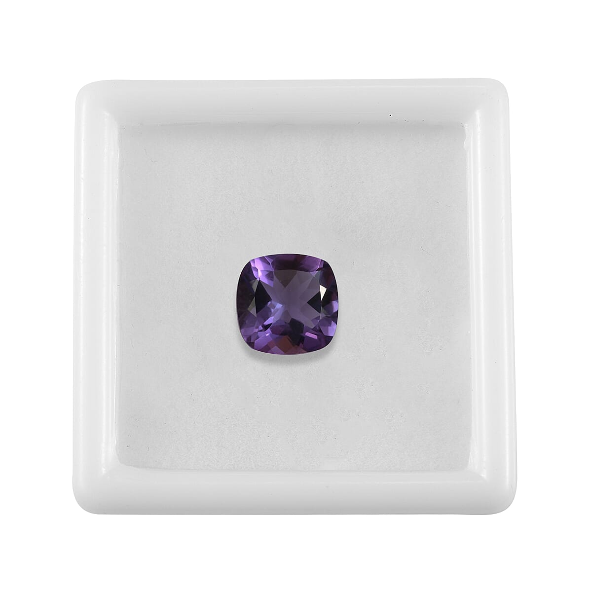 5.60 Ct. Loose Mashamba Amethyst AA Grade CUSHION 12x12 mm 6268074 3