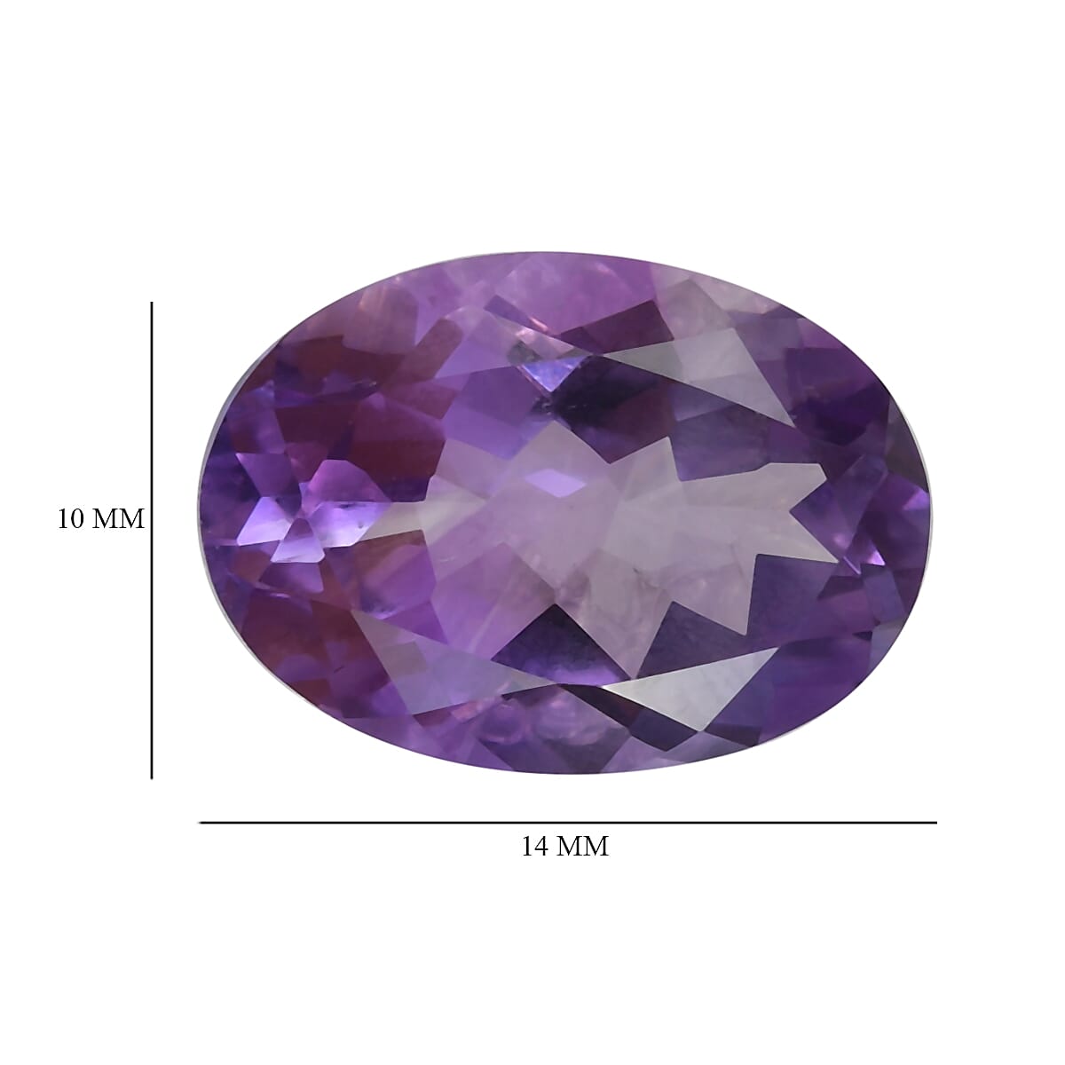 5.8 Ct. Loose Moroccan Amethyst AA Grade OVAL 14x10 mm 6268129 4