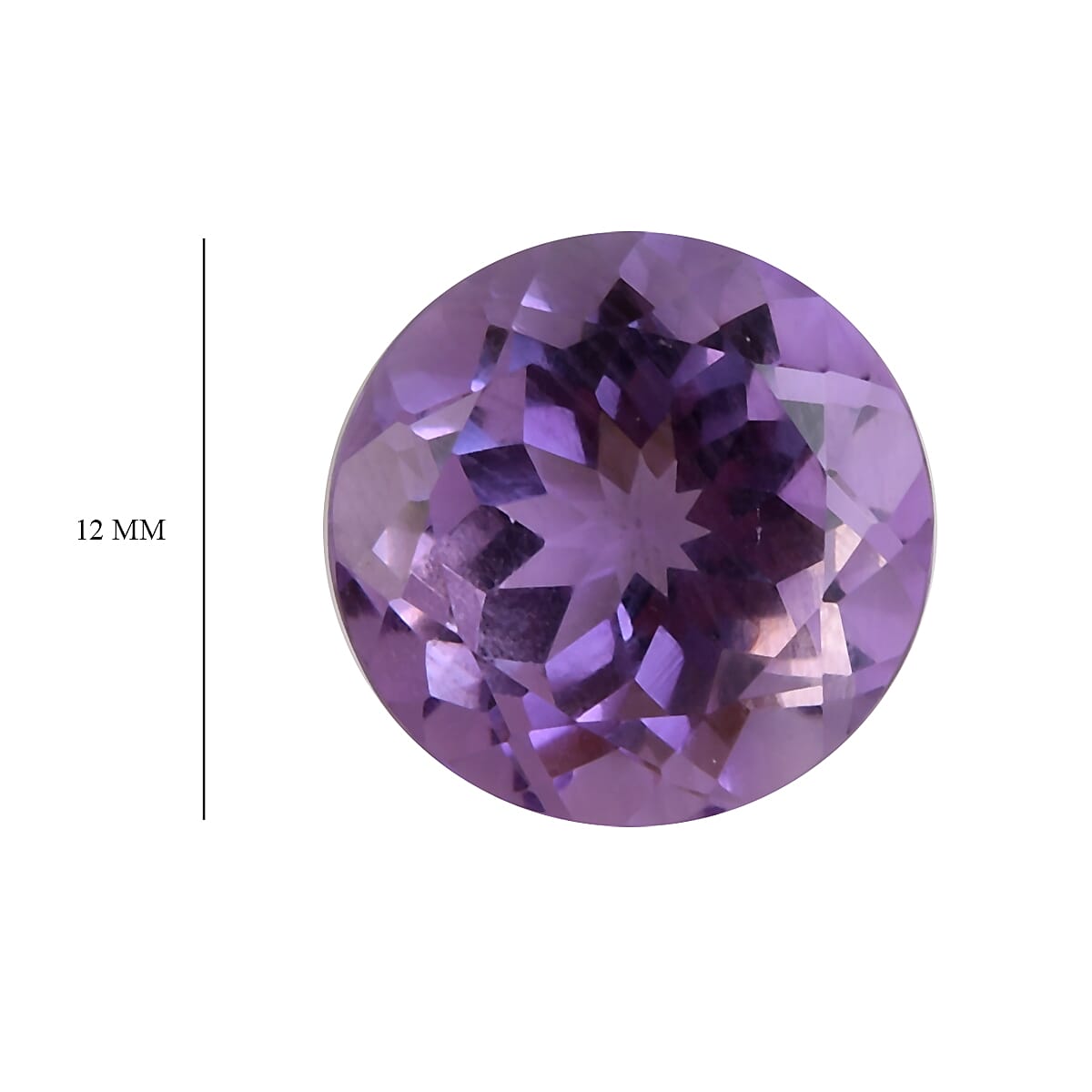 5.99 Ct. Loose Moroccan Amethyst A Grade ROUND 12 mm 6268139 4
