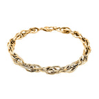 9K Yellow Gold Twisted Hexagonal Link Bracelet (Size - 8.5), Gold Wt. 11.40 Gms.