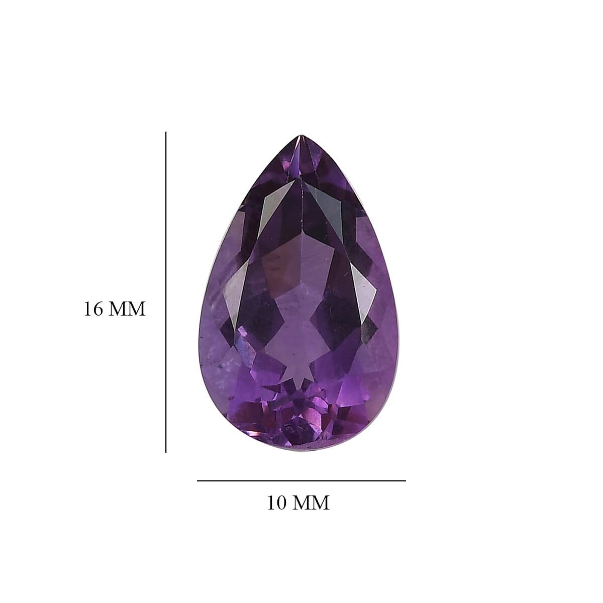 6 Ct. Loose Mashamba Amethyst AA Grade PEAR 16x10 mm 6268107 4
