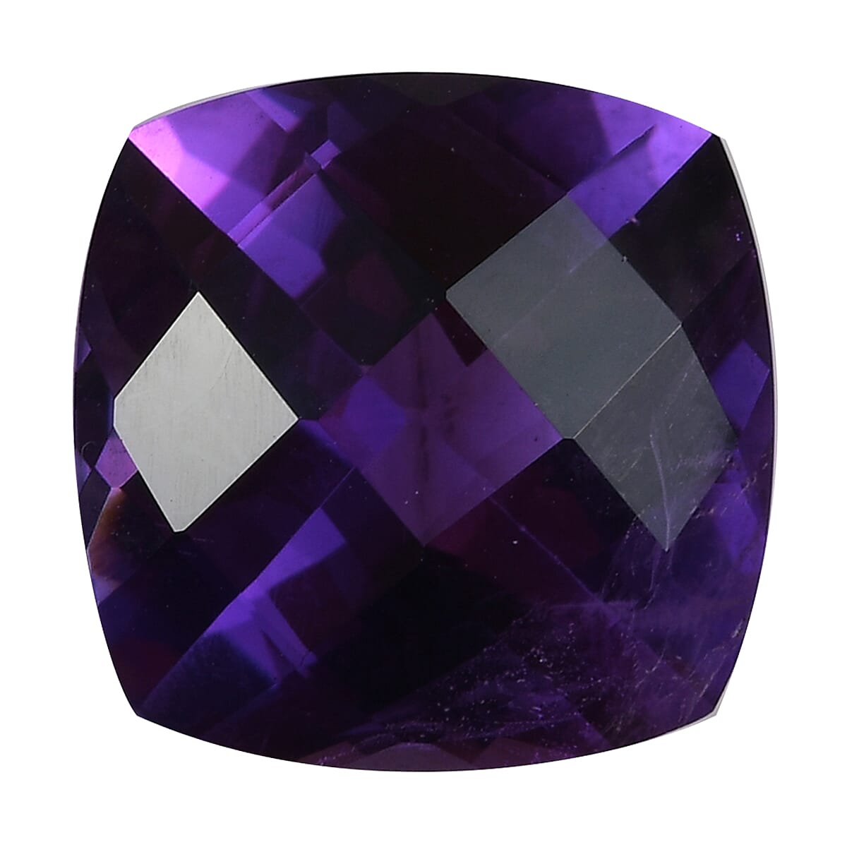 6.62 Ct. Loose African Amethyst A Grade CUSHION 12x12 mm 6099925 0