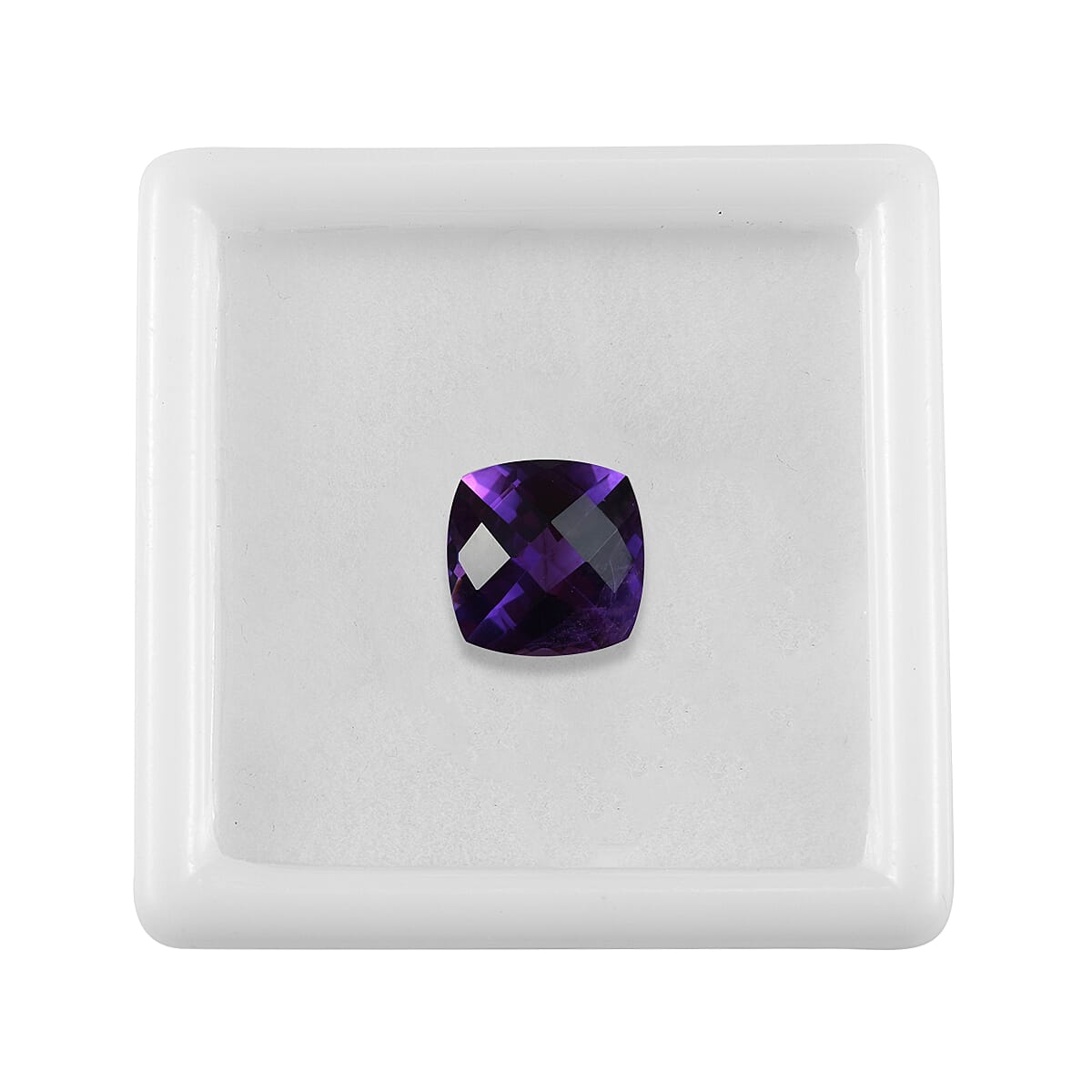 6.62 Ct. Loose African Amethyst A Grade CUSHION 12x12 mm 6099925 3