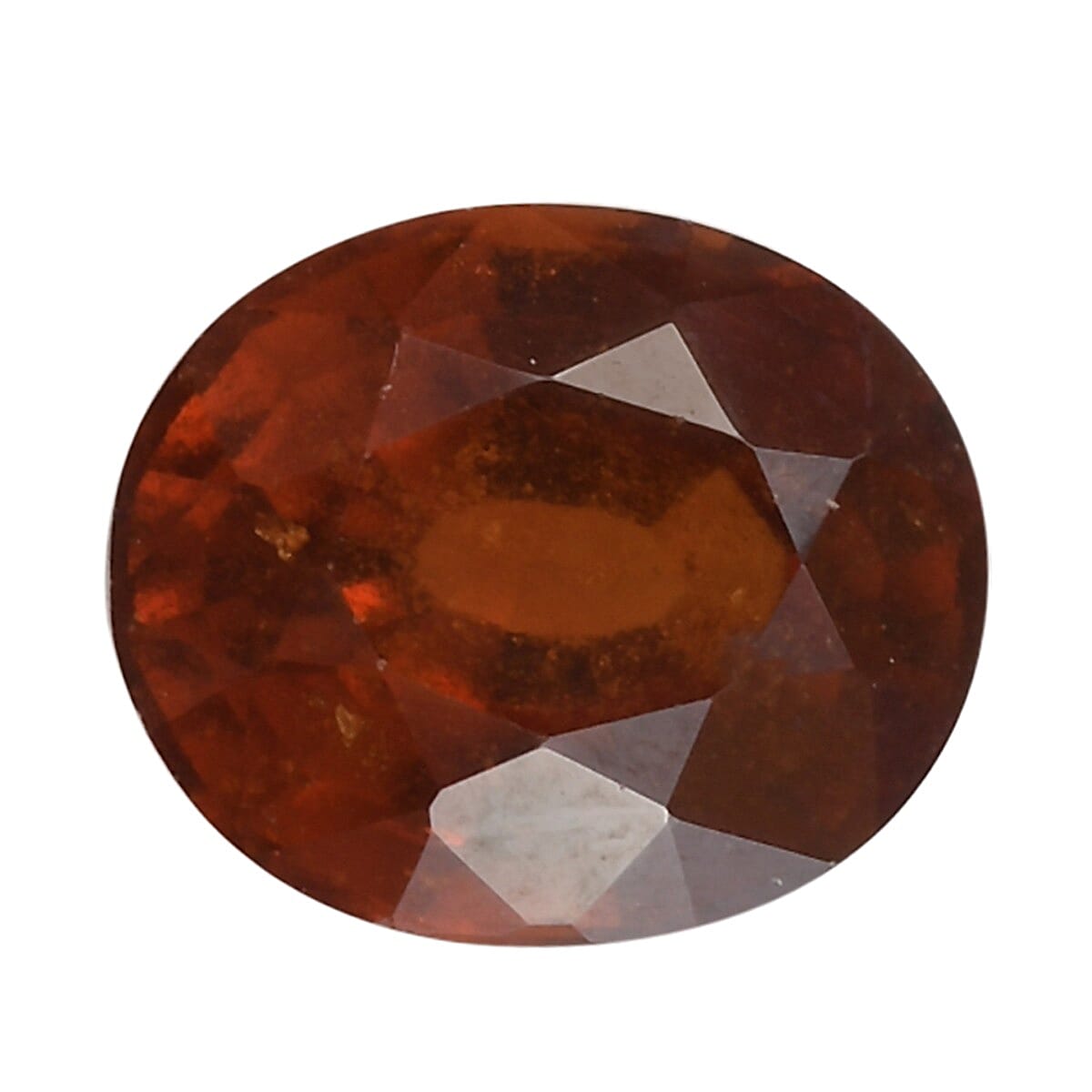 6.88 Ct. Loose Hessonite Garnet Grade AAA OVAL 13x11mm 6275992 0