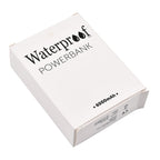 6000mah Waterproof Powerbank with USB Cable and 2 USB Port