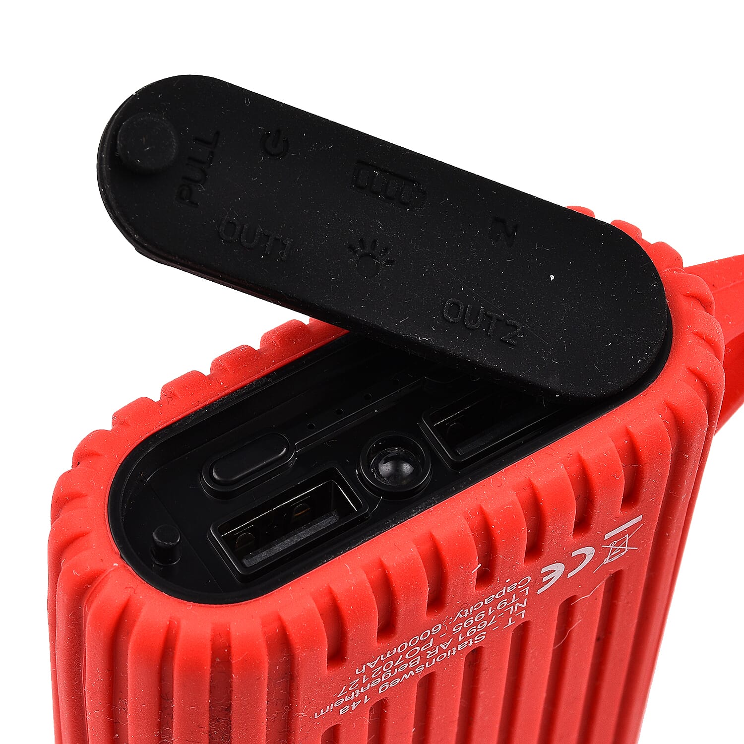 6000mah Waterproof Power bank with USB Cable and 2 USB Port 8900062 4