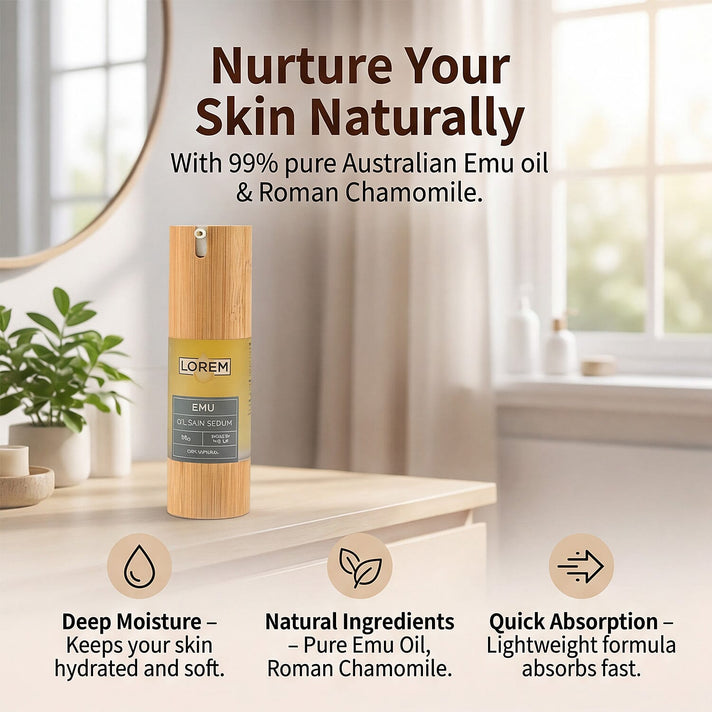 Lorem: Emu Oil Skin Serum - 30g 6002239 2