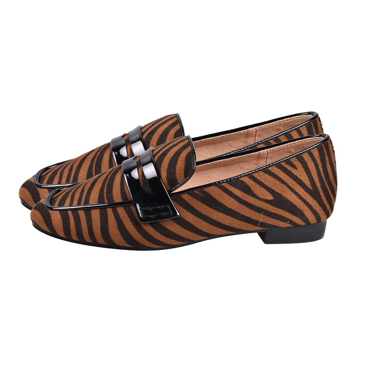 Ravel Tan Zebra-Print Luis Loafers 6016600 8