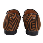 Ravel Tan Zebra-Print Luis Loafers (Size 3)_6016600_6