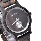 Botanica Olive Sandalwood Miyota Movement Watch with Woodlink Strap_6070877_3