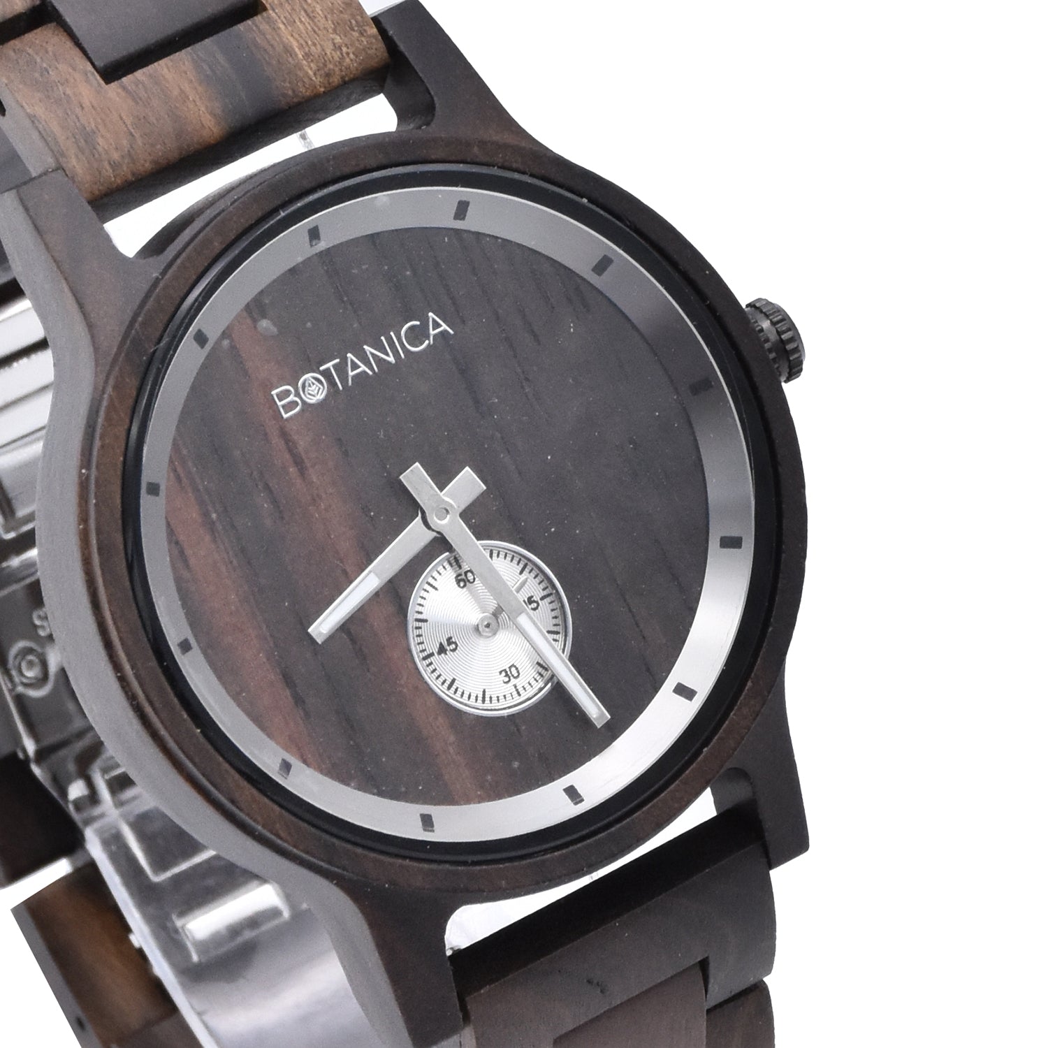 Botanica Olive Sandalwood Miyota Movement Watch with Woodlink Strap V32531177 3