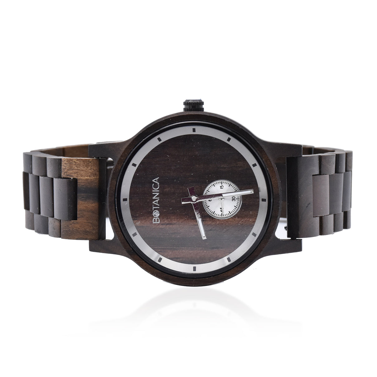 Botanica Olive Sandalwood Miyota Movement Watch with Woodlink Strap V32531177 4