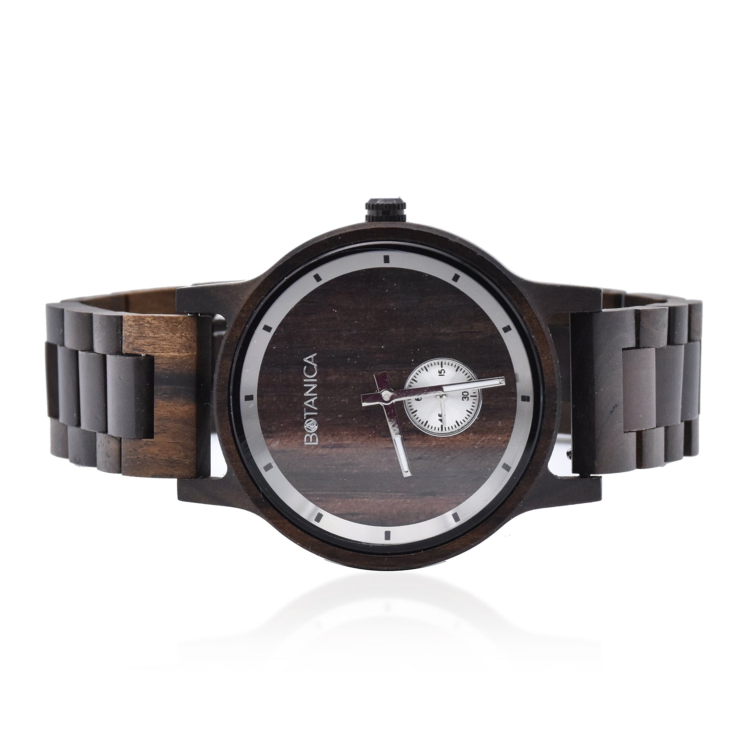 Botanica Olive Sandalwood Miyota Movement Watch with Woodlink Strap V32531177 4
