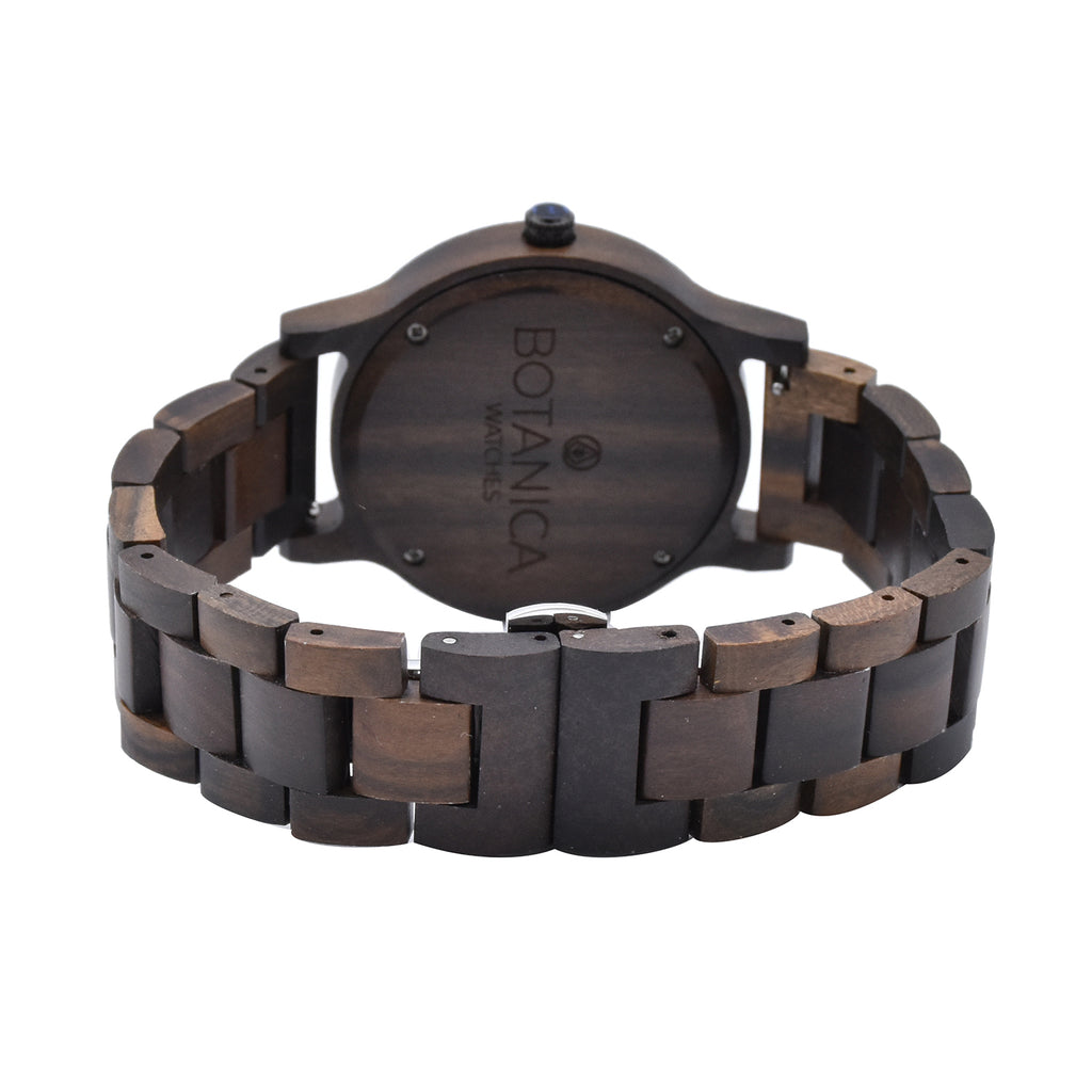 Botanica Olive Sandalwood Miyota Movement Watch with Woodlink Strap_6070877_6