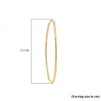 9K Yellow Gold  Earring,  Gold Wt. 0.53 Gms