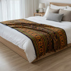 Bali Collection Tenun Throw in Lasem Motif  (Size 116x230Cm) - Red, Green and Black_6093488_1