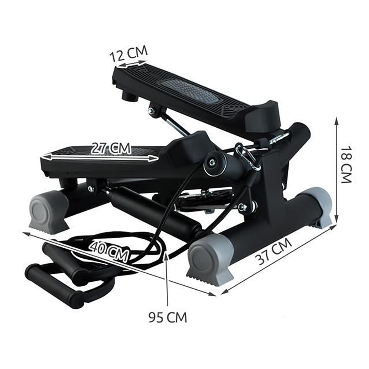 Exercise Equipment With Portable Foam Handles - Black 6096642 8