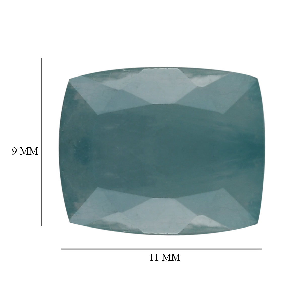 3.44 Ct. Loose Grandidierite A Grade CUSHION 11x9 mm 6099986 4