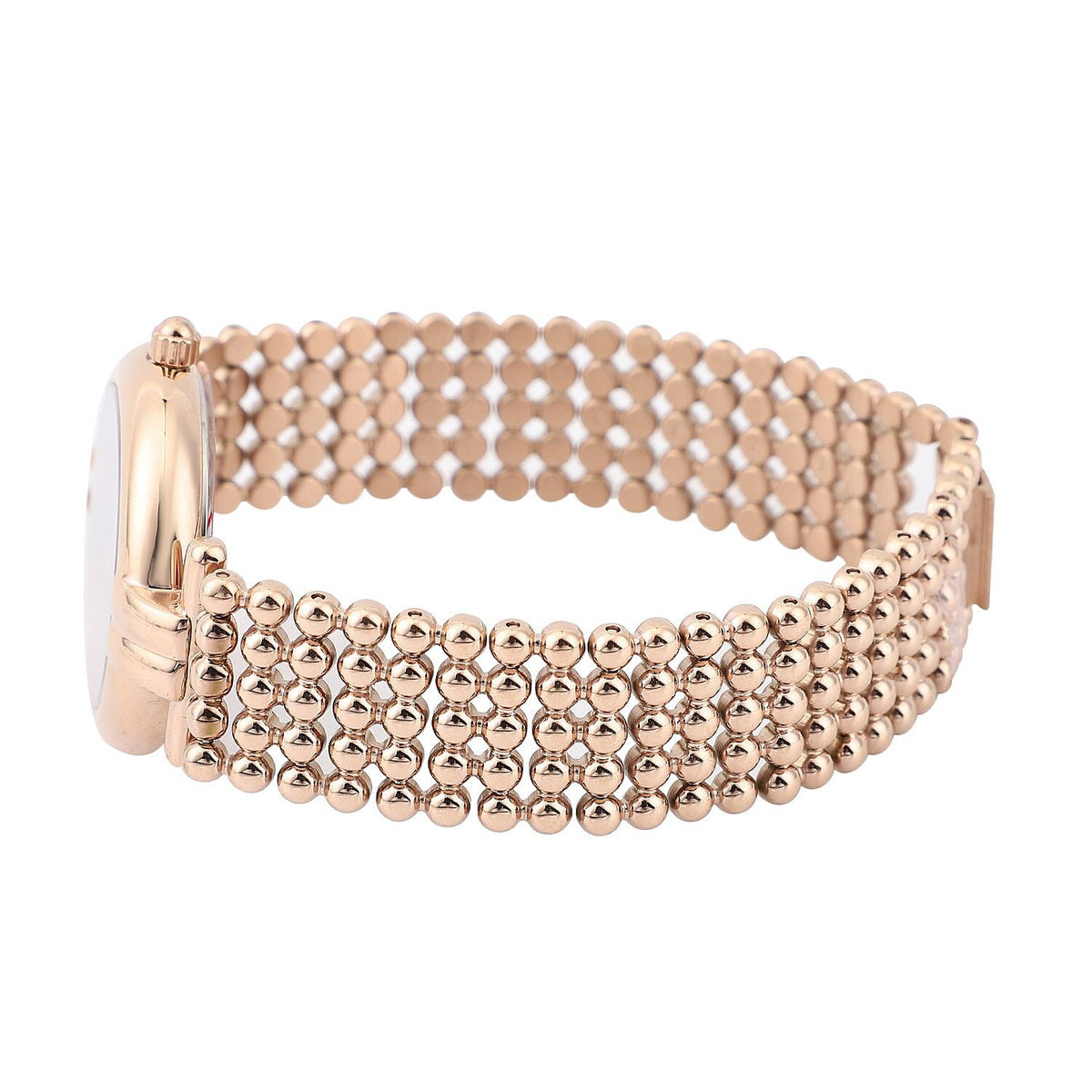 EON 1962 Swiss Movement 12 Champagne Diamond Studded 5 ATM Water Resistant Watch in Rose Gold Tone 3880727 5