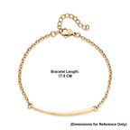 Personalized Bar Bracelet (Size - 7+1.5 Ext) in Yellow Gold Tone_6122599_5