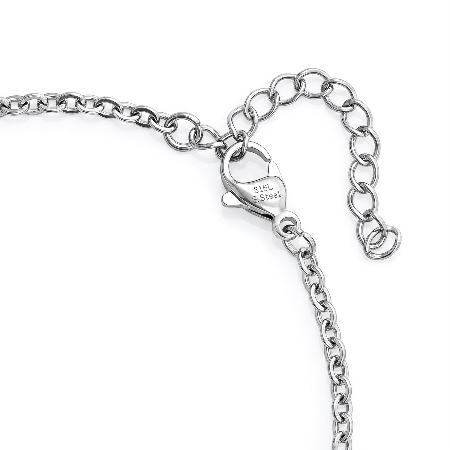 Personalized Bar Bracelet (Size - 7+1.5 Ext) in Silver Tone V32515058 5