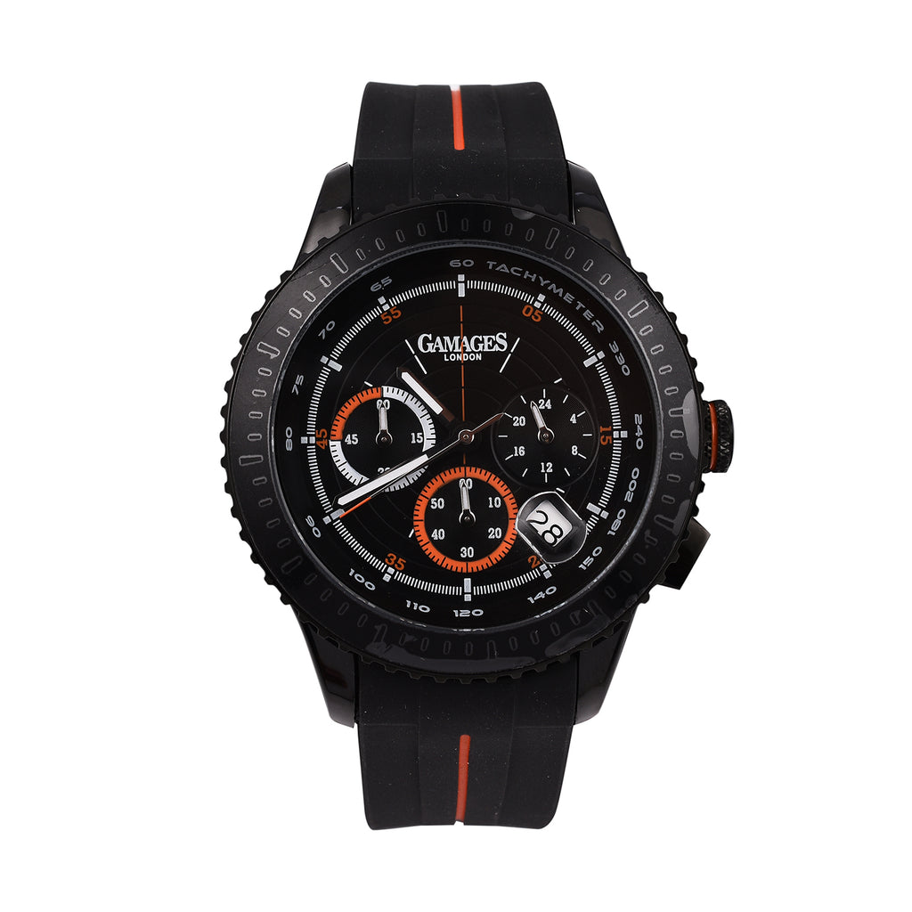 GAMAGES OF LONDON Limited Edition Hand Assembled Navigator Black and Orange_6123744
