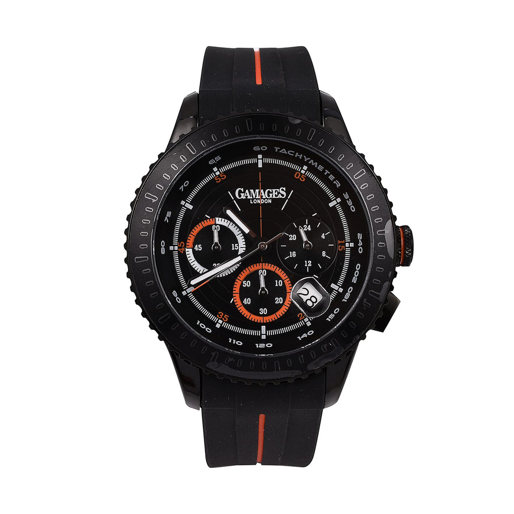 GAMAGES OF LONDON Limited Edition Hand Assembled Navigator Black and Orange_6123744